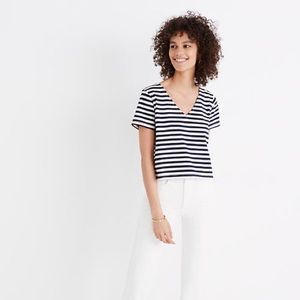 Madewell Setlist Boxy Top in Martin Stripe